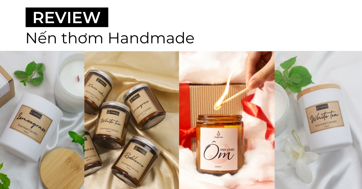 Top 10 nến thơm handmade được yêu thích nhất 2024
