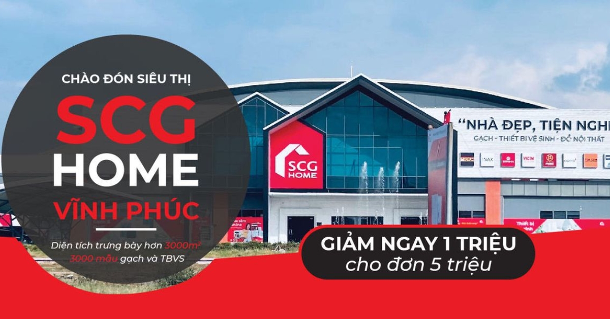 Mua gạch ở Vĩnh Phúc, Siêu thị Gạch và thiết bị vệ sinh lớn nhất khu vực miền Bắc 2023