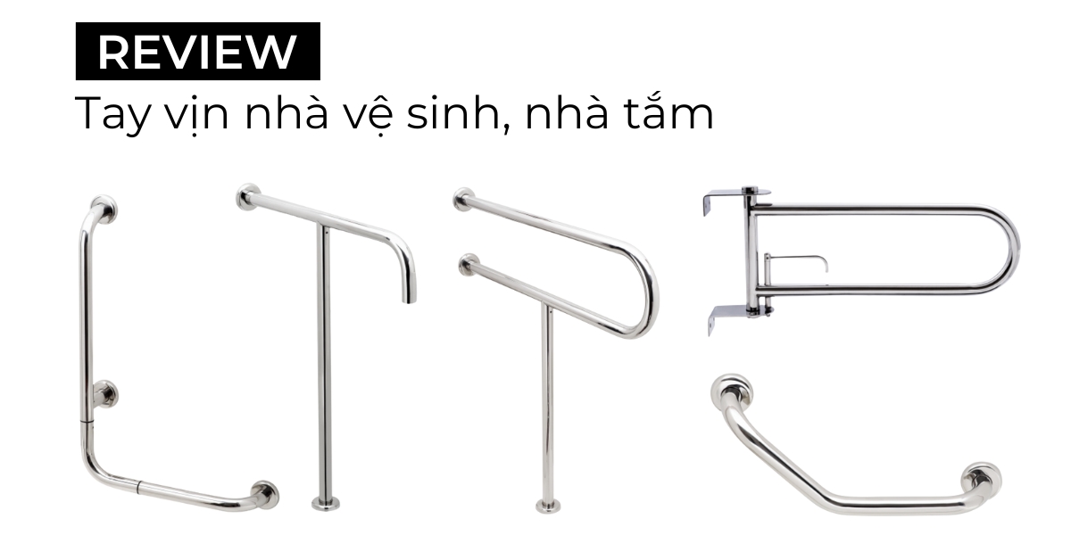 Top 5+ mẫu tay vịn nhà vệ sinh (nhà tắm) cho người già được ưa chuộng 2023