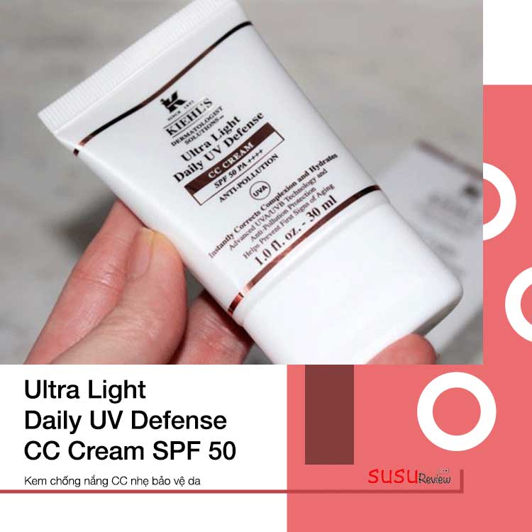 Kem chống nắng Kiehl's Ultra Light Daily UV Defense CC Cream SPF 50
