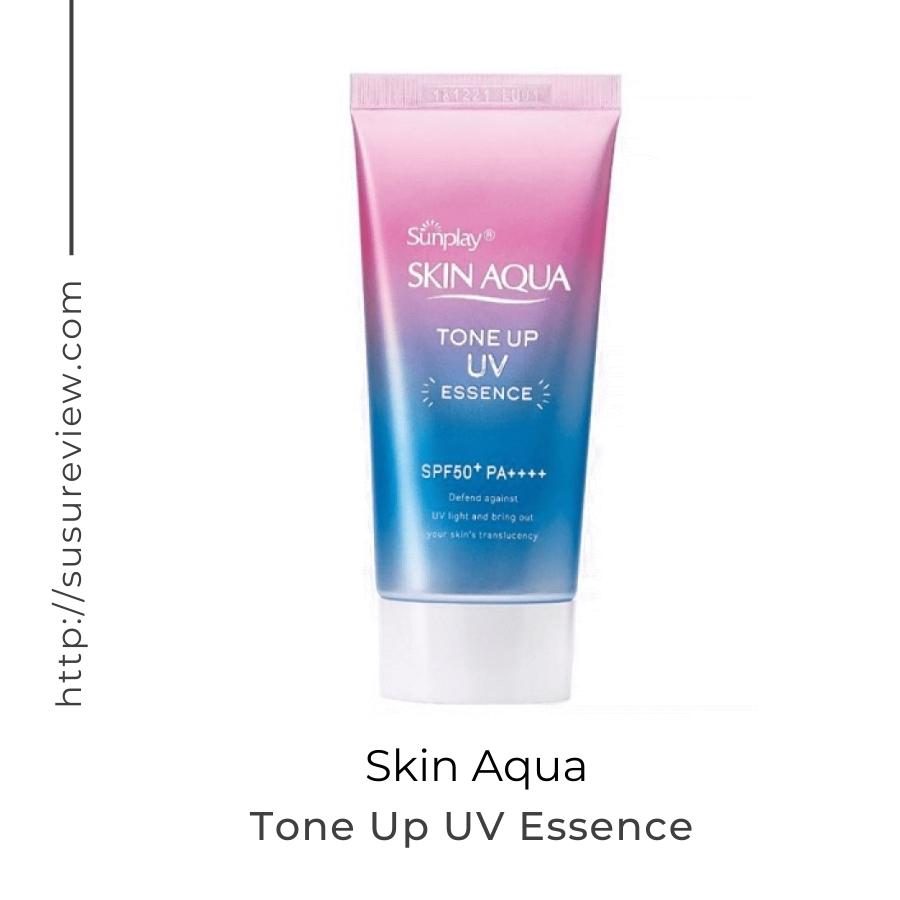 Skin Aqua Tone Up UV Essence kem chống nắng cho da mụn 