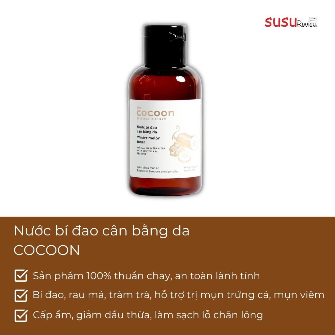 Nước bí đao cần bằng da Winter Melon Toner Cocoon
