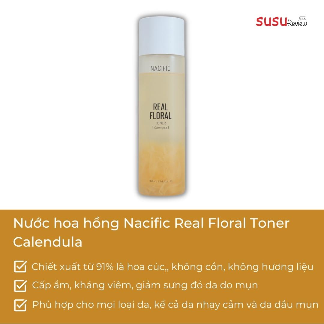 Toner hoa cúc Nacific Real Floral Toner Calendula
