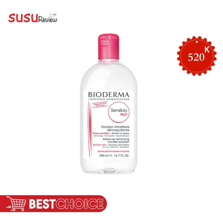Nước tẩy trang Bioderma Sensibio H2O