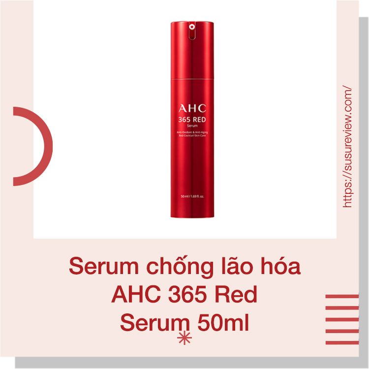 Tinh Chất Dưỡng Chống Lão Hoá AHC 365 Red Serum 50ml