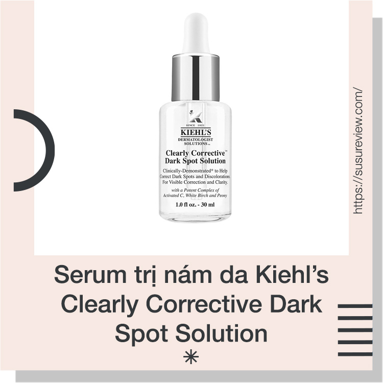 Serum trị nám da Kiehl’s Clearly Corrective Dark Spot Solution