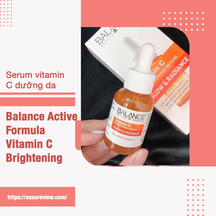 Serum Vitamin C trắng da, mờ thâm Balance Active Formula Vitamin C Brightening 