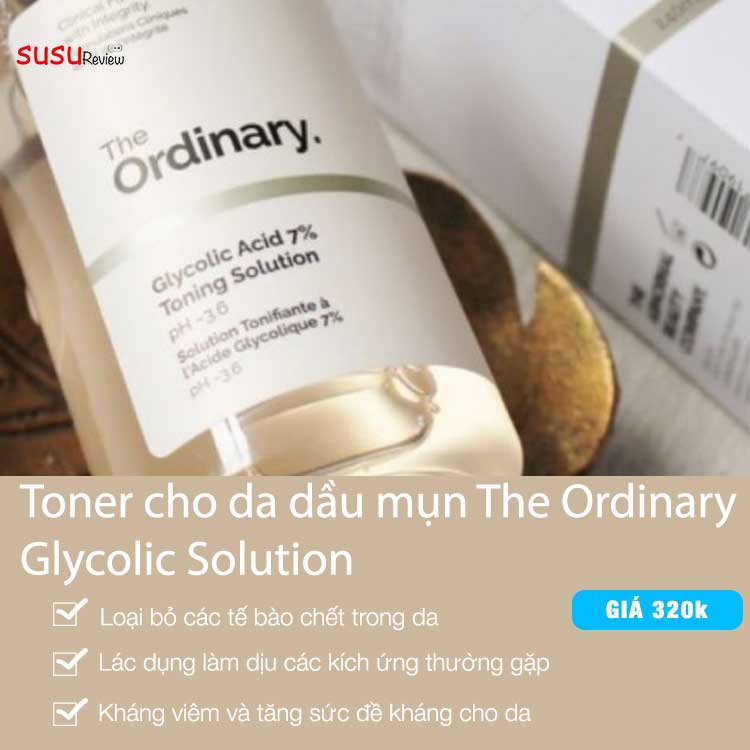 Toner cho da dầu mụn The Ordinary